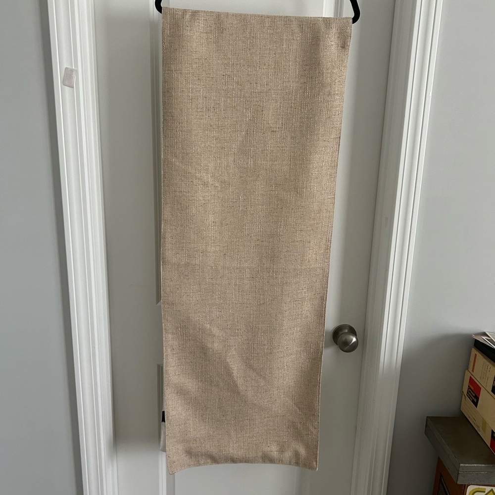 Tan color Table runner